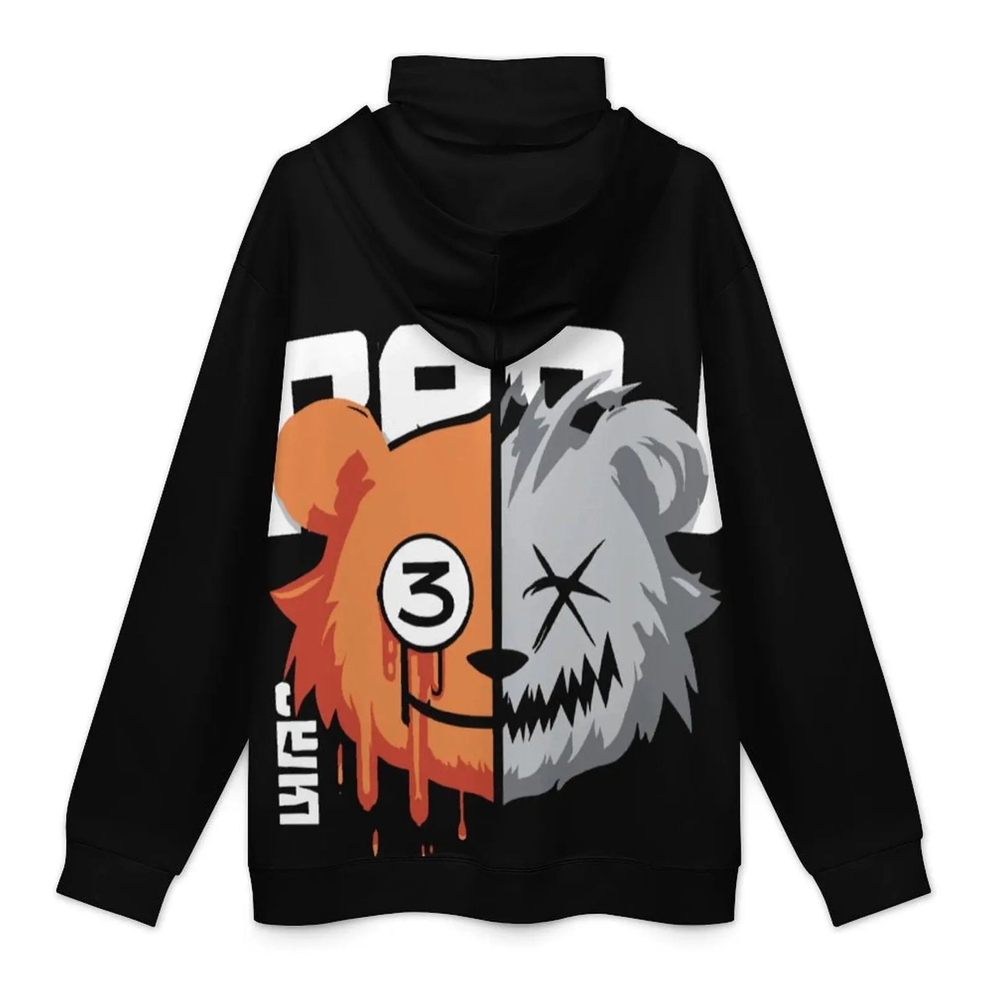 Stijlvolle herenhoodie met masker InterestPrint