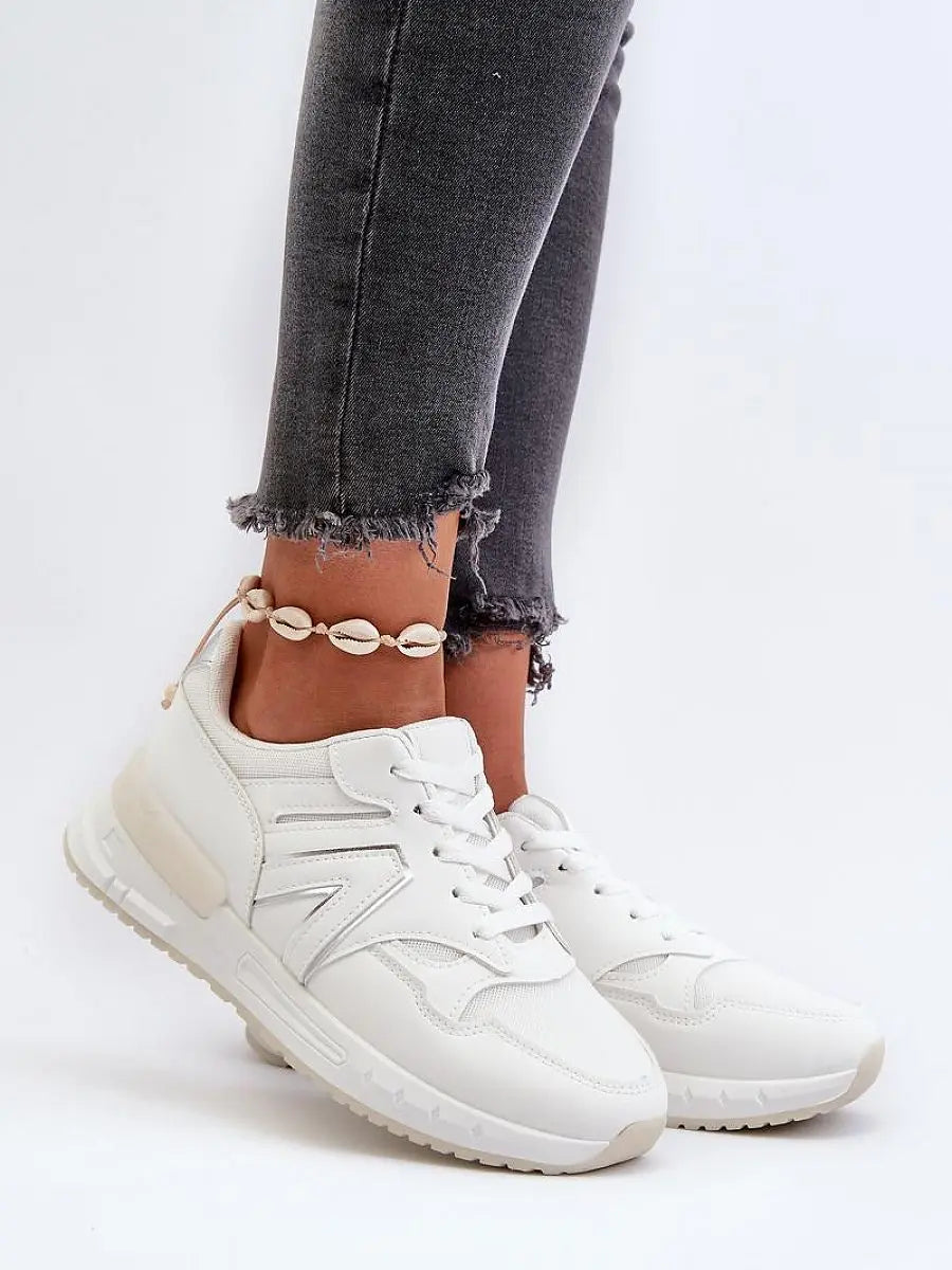 Dames Sneakers met Platform en Uitneembare Inlegzool Step in style