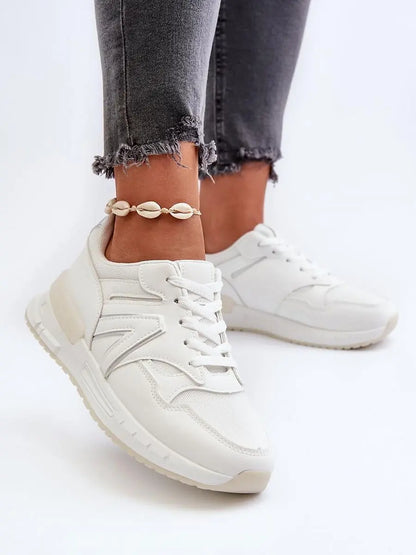Dames Sneakers met Platform en Uitneembare Inlegzool Step in style