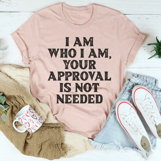 I Am Who I Am Tee | Statement T-shirt met Zelfvertrouwen MerchMallow