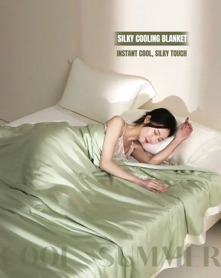 Silky Bamboo Fiber Cooling Blanket Duvet for Hot Sleepers & Night Sweats INSPECIAL HOME