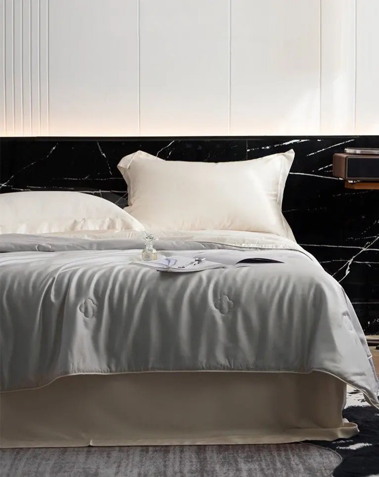 Silky Bamboo Fiber Cooling Blanket Duvet for Hot Sleepers & Night Sweats INSPECIAL HOME