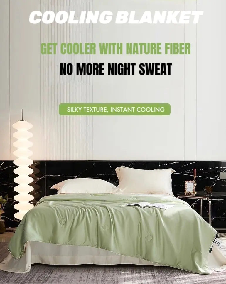 Silky Bamboo Fiber Cooling Blanket Duvet for Hot Sleepers & Night Sweats INSPECIAL HOME